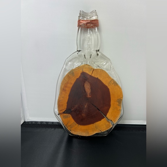 Vintage Trivets For Hot Pots‎ And Pans glass and wood - Picture 4 of 7